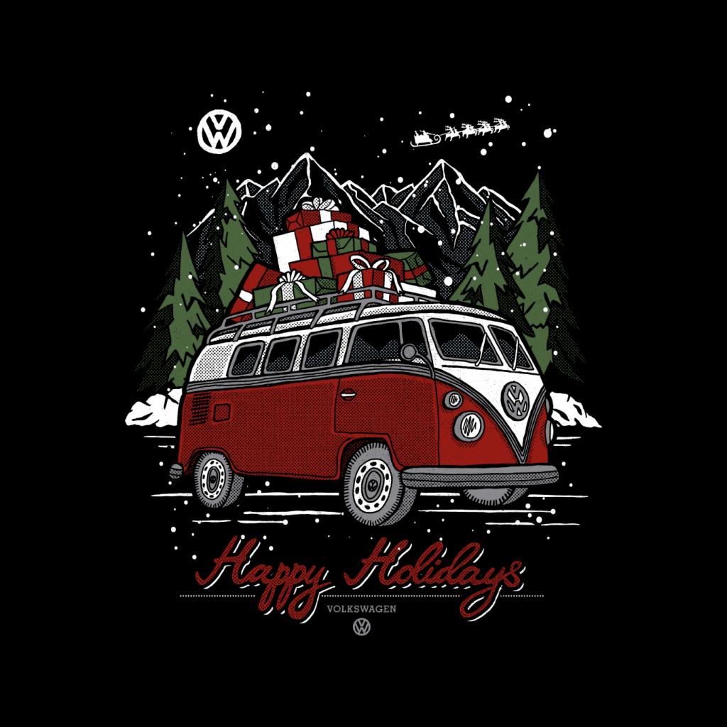 Volkswagen Happy Holidays Christmas T1 Camper Men's product image 2