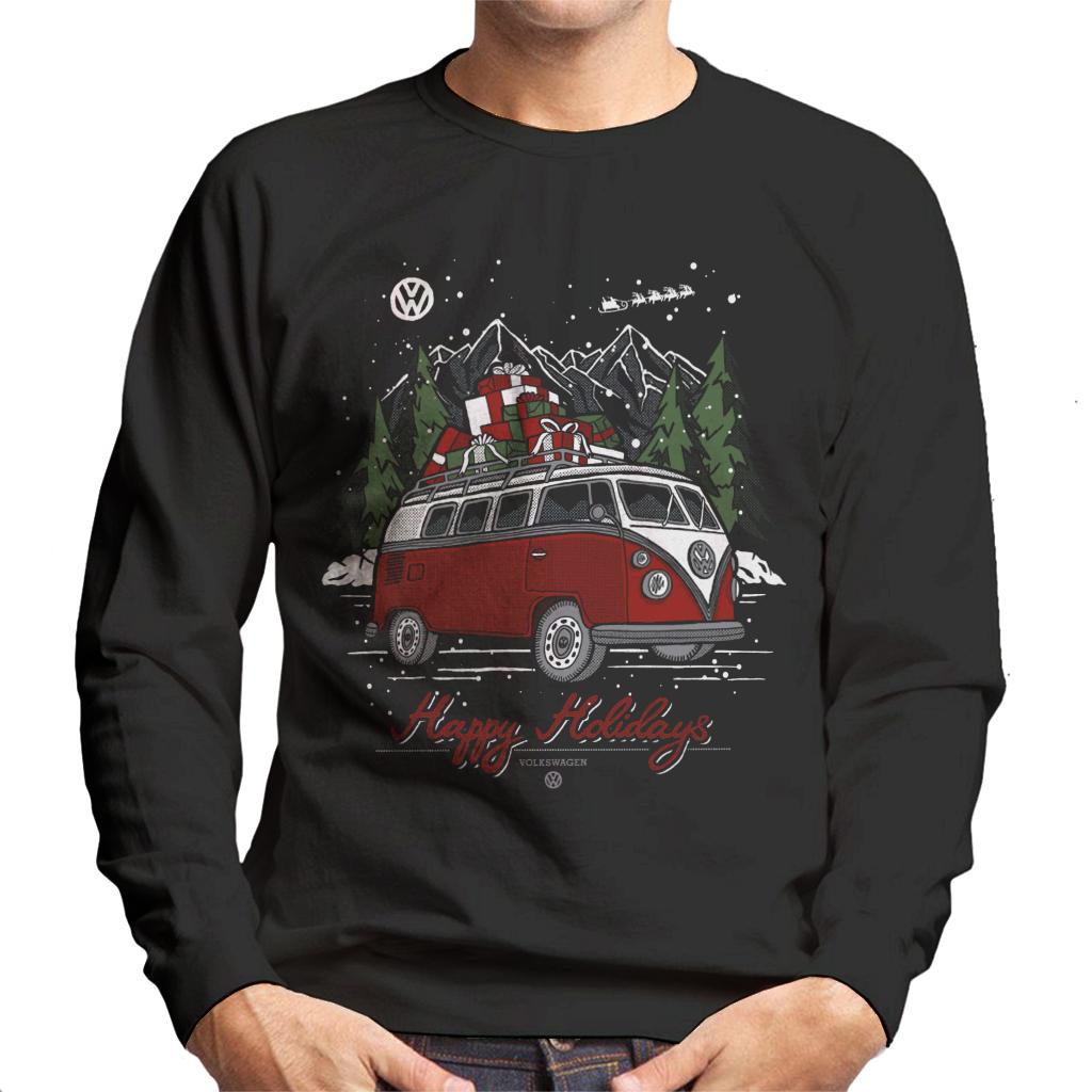 Volkswagen Happy Holidays Christmas T1 Camper Men's product image 1