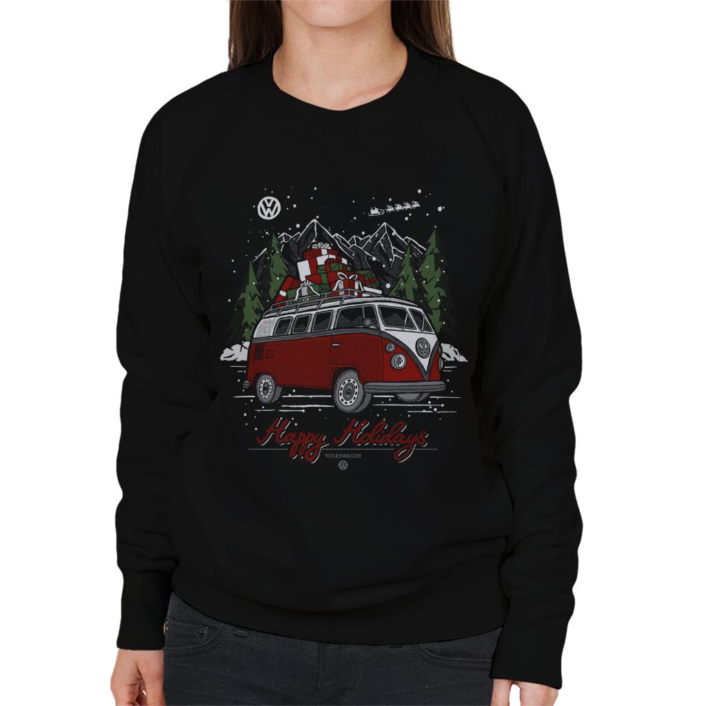 Volkswagen Happy Holidays Christmas T1 Camper Women's product image 1