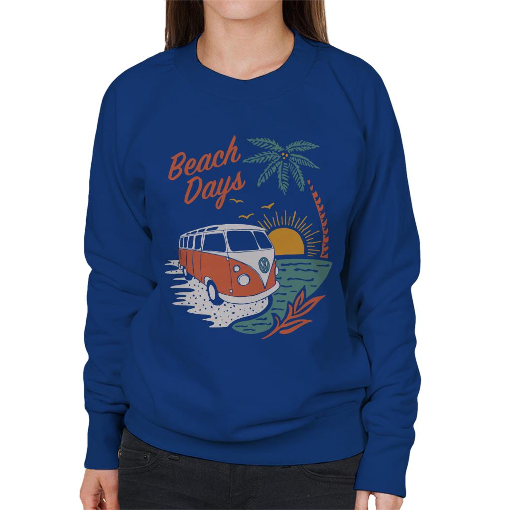 Volkswagen Beach Days T1 Camper Women's Sweatshirt product image 6