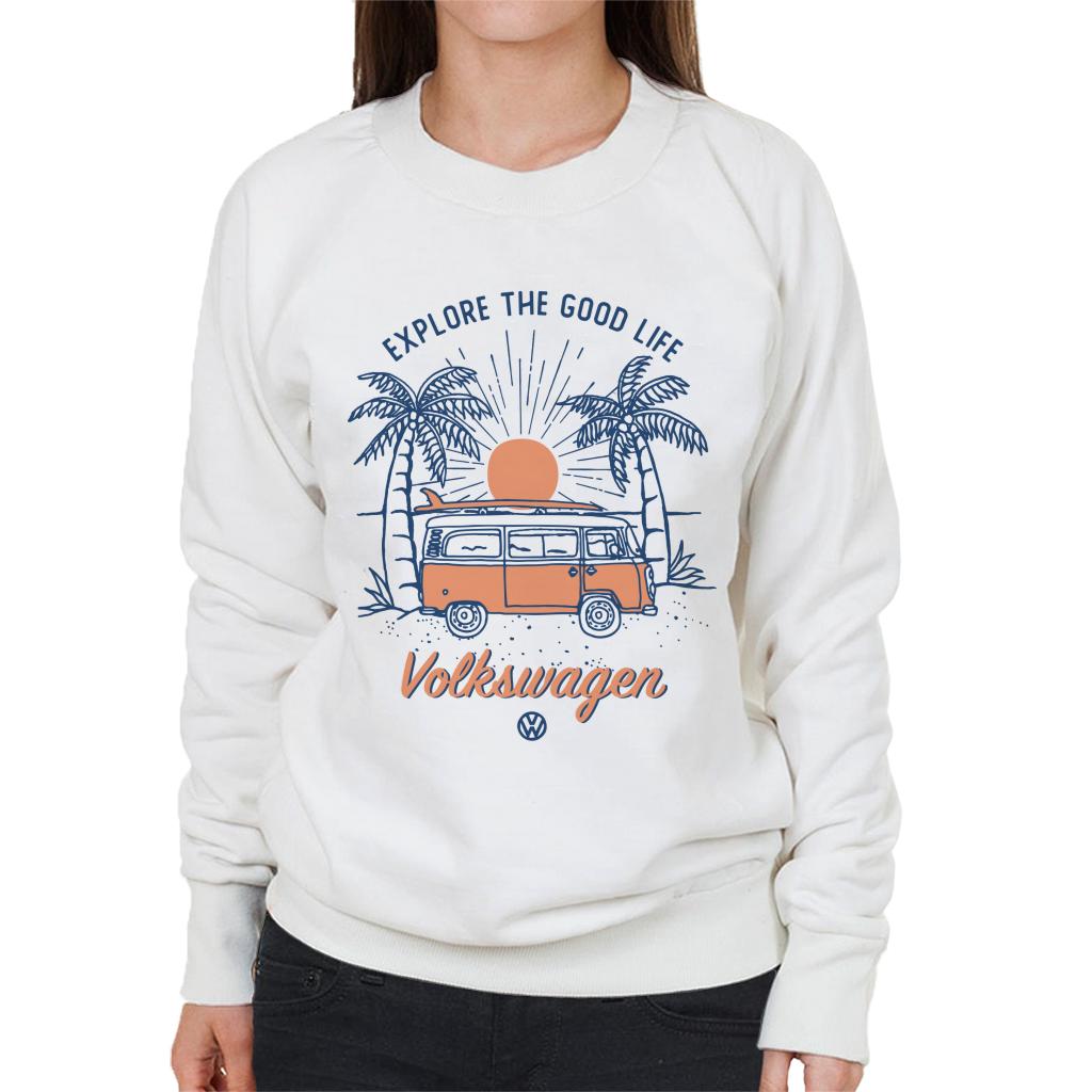 Volkswagen Explore The Good Life Camper Women's Sweatshirt product image 1