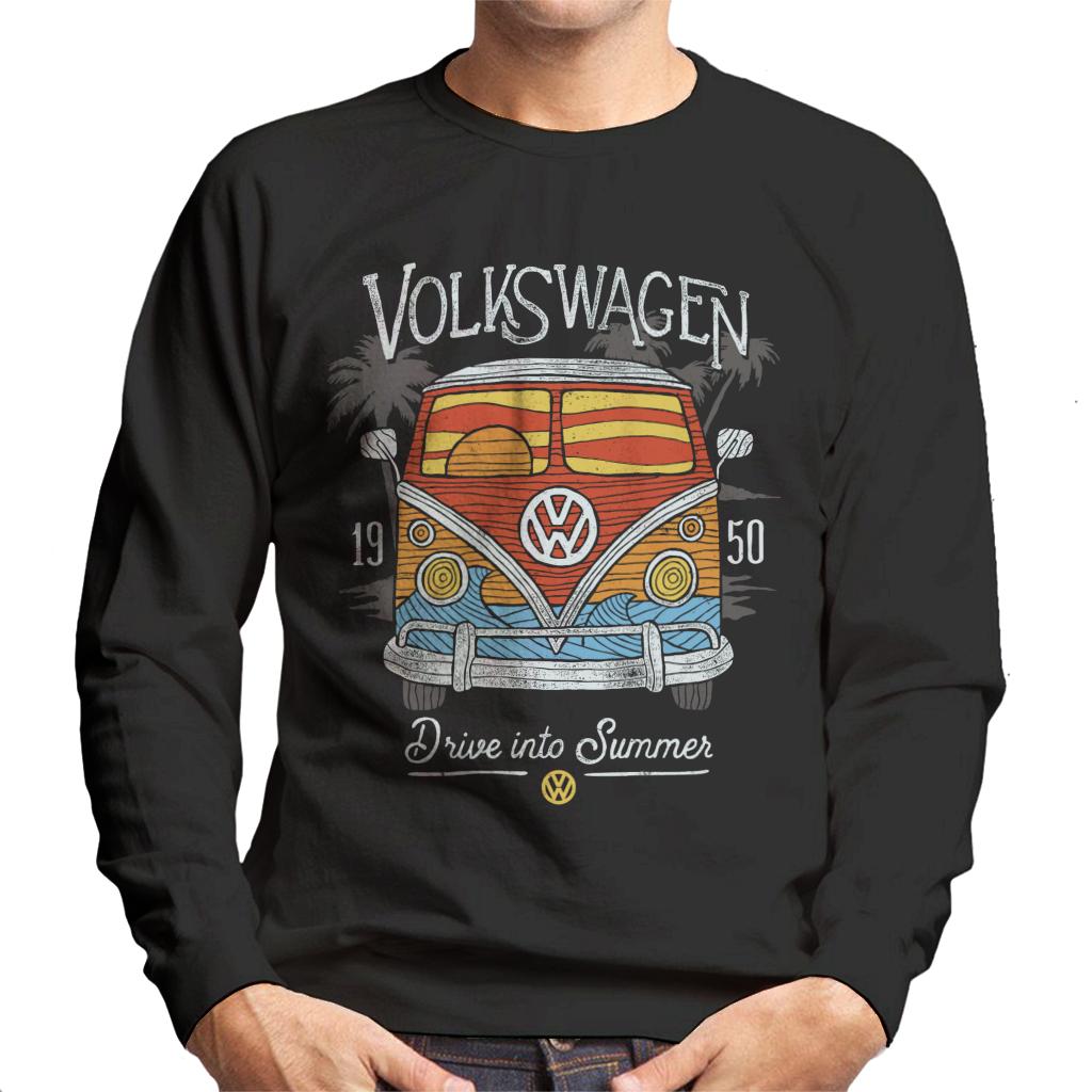 Volkswagen Drive Into Summer T1 Camper Men's Sweatshirt product image 1