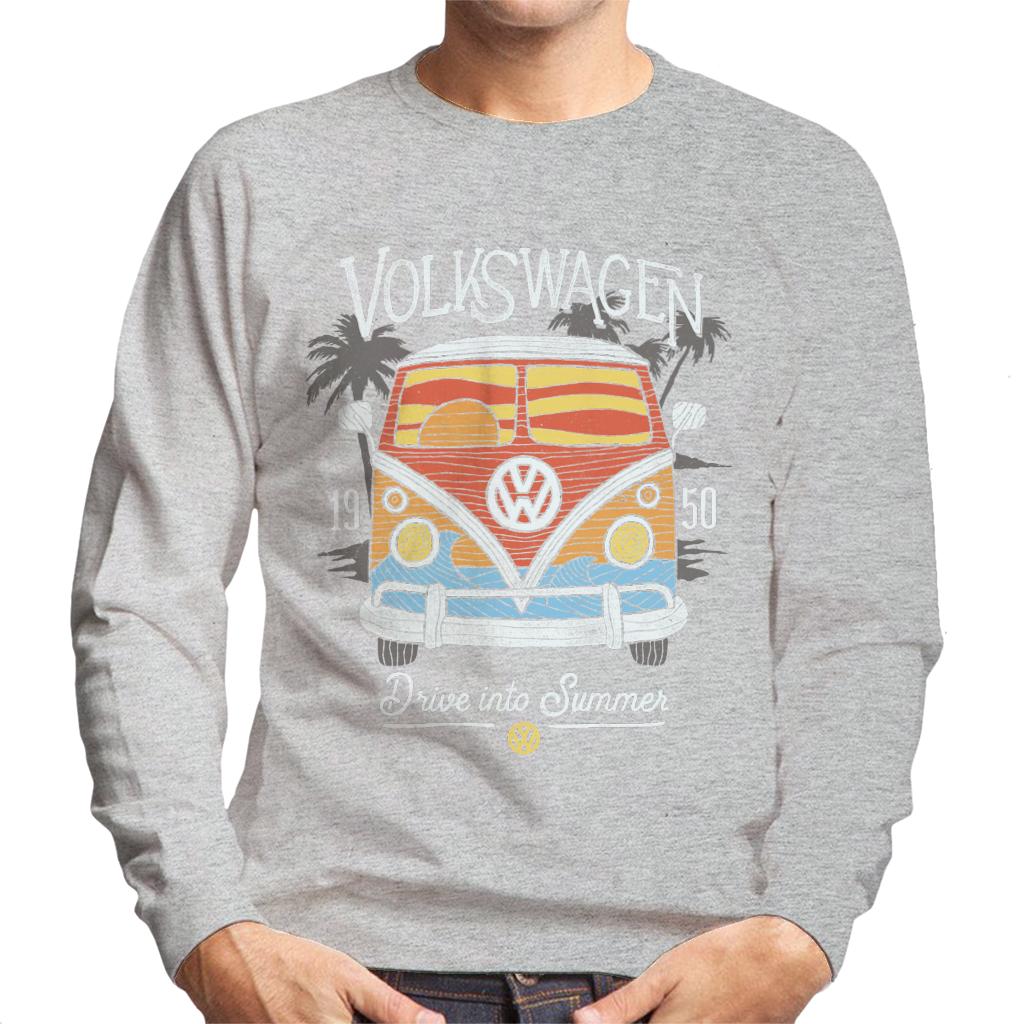 Volkswagen Drive Into Summer T1 Camper Men's Sweatshirt product image 4