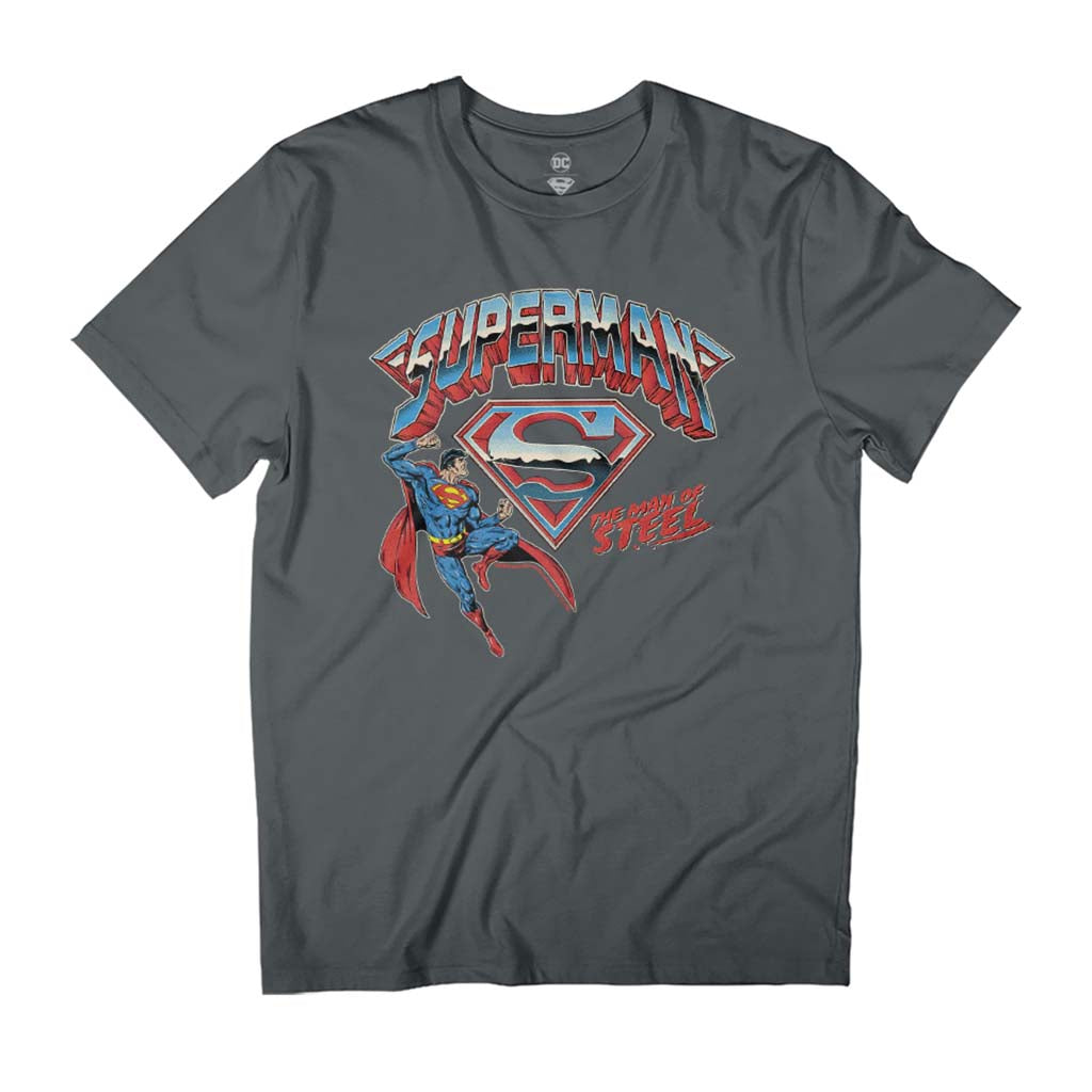 Superman Logo The Man Of Steel Men's T-Shirt product image 1