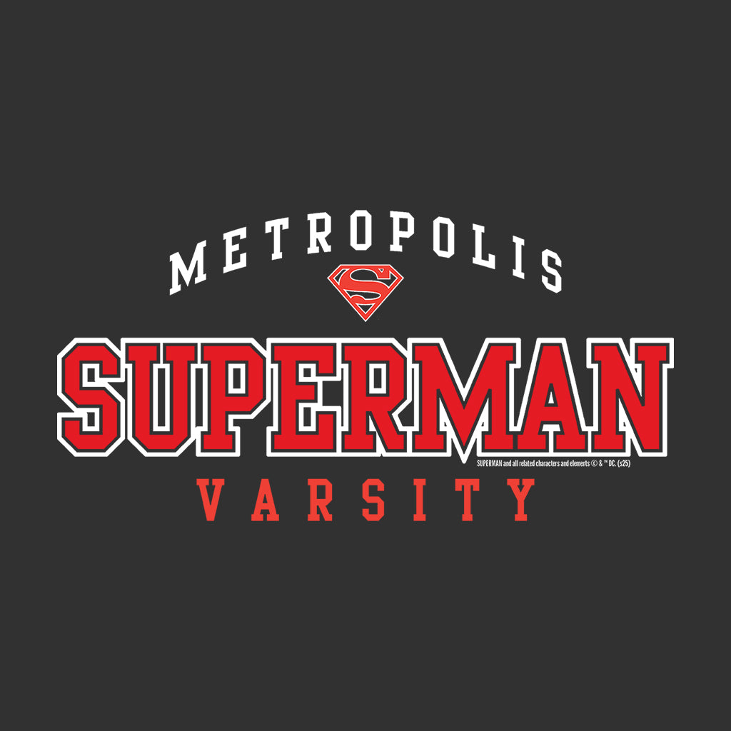 Superman Metropolis Varsity Logo Men's T-Shirt product image 2