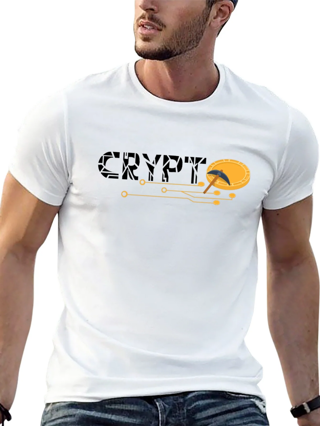 Crypto Mining T-Shirt - Black Short Sleeve Graphic Tee product image 12