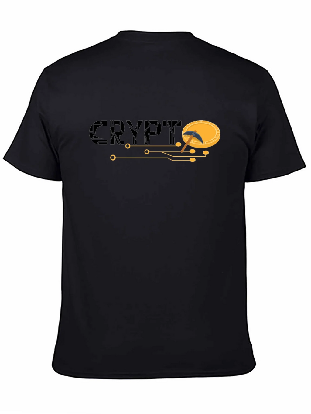 Crypto Mining T-Shirt - Black Short Sleeve Graphic Tee product image 4