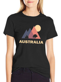 Australia Graphic Tee - Mountain Sunset product image 1