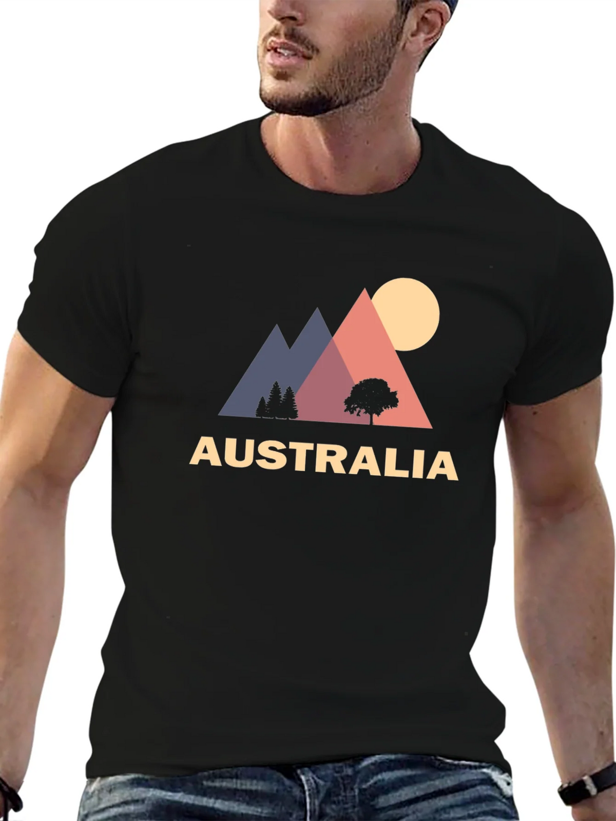 Australia Graphic Tee - Mountain Sunset product image 4