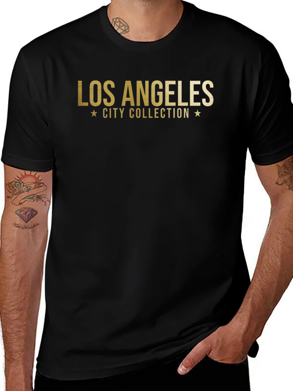 Los Angeles City Collection Graphic Tee - Black product image 1