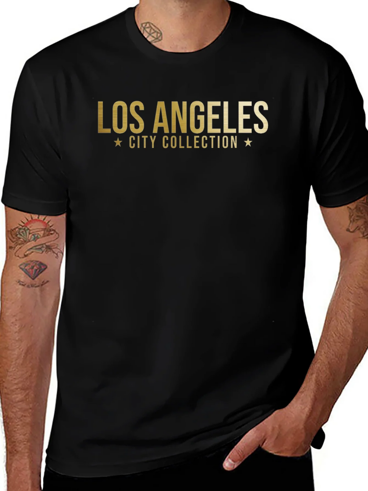 Los Angeles City Collection Graphic Tee - Black product image 1