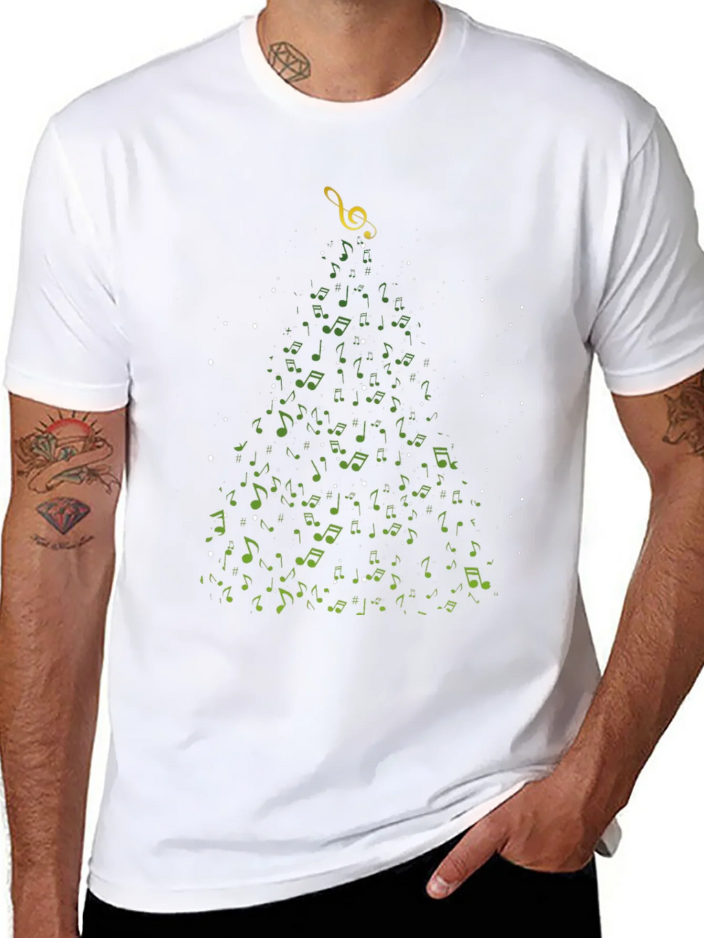 Musical Christmas Tree T-Shirt product image 7