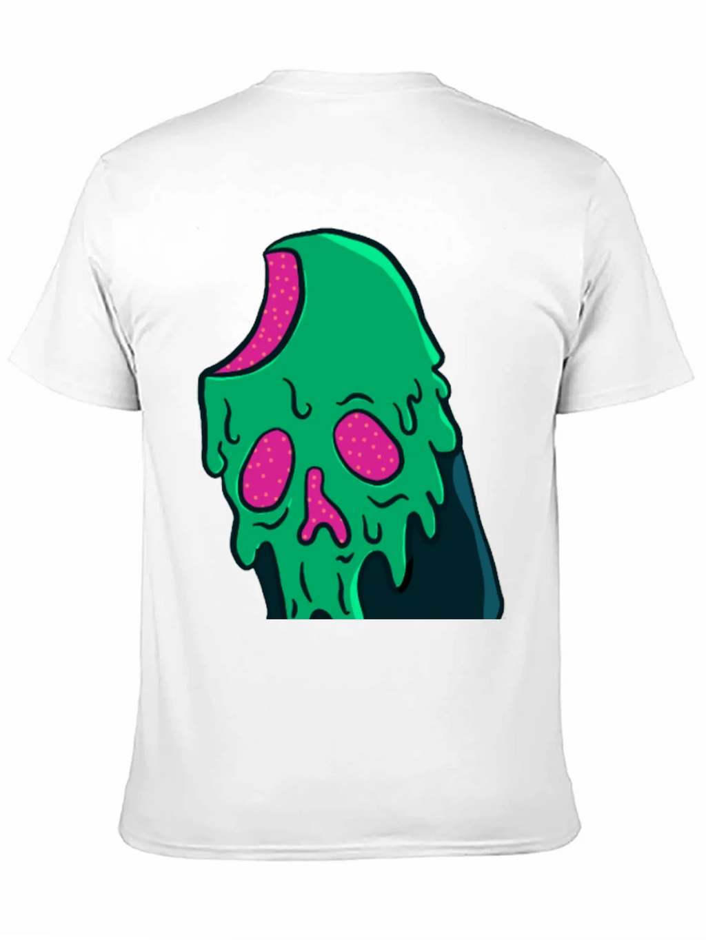 Green Slime Skull Graphic Tee - Cool Casual Style product image 10