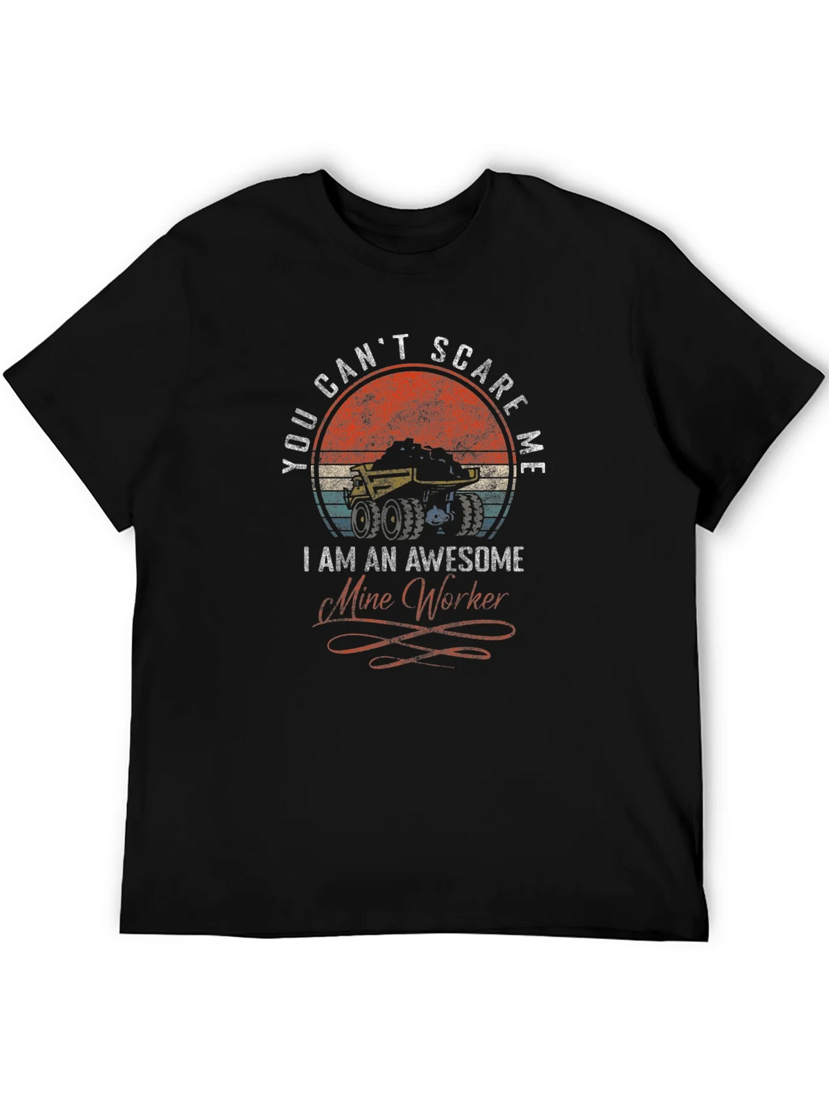 Awesome Mine Worker Graphic Tee product image 5