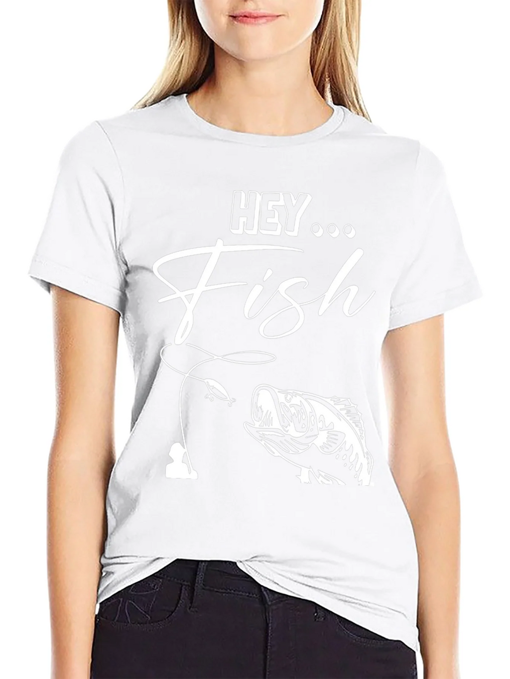 Hey Fish Graphic T-Shirt - Fishing Apparel product image 8