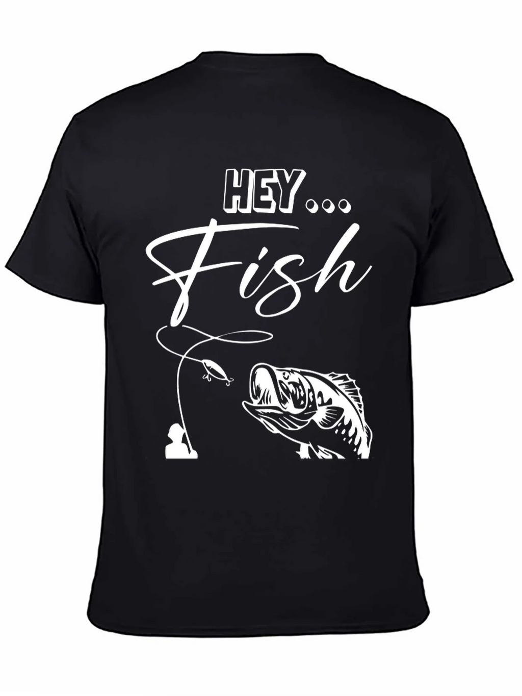 Hey Fish Graphic T-Shirt - Fishing Apparel product image 4