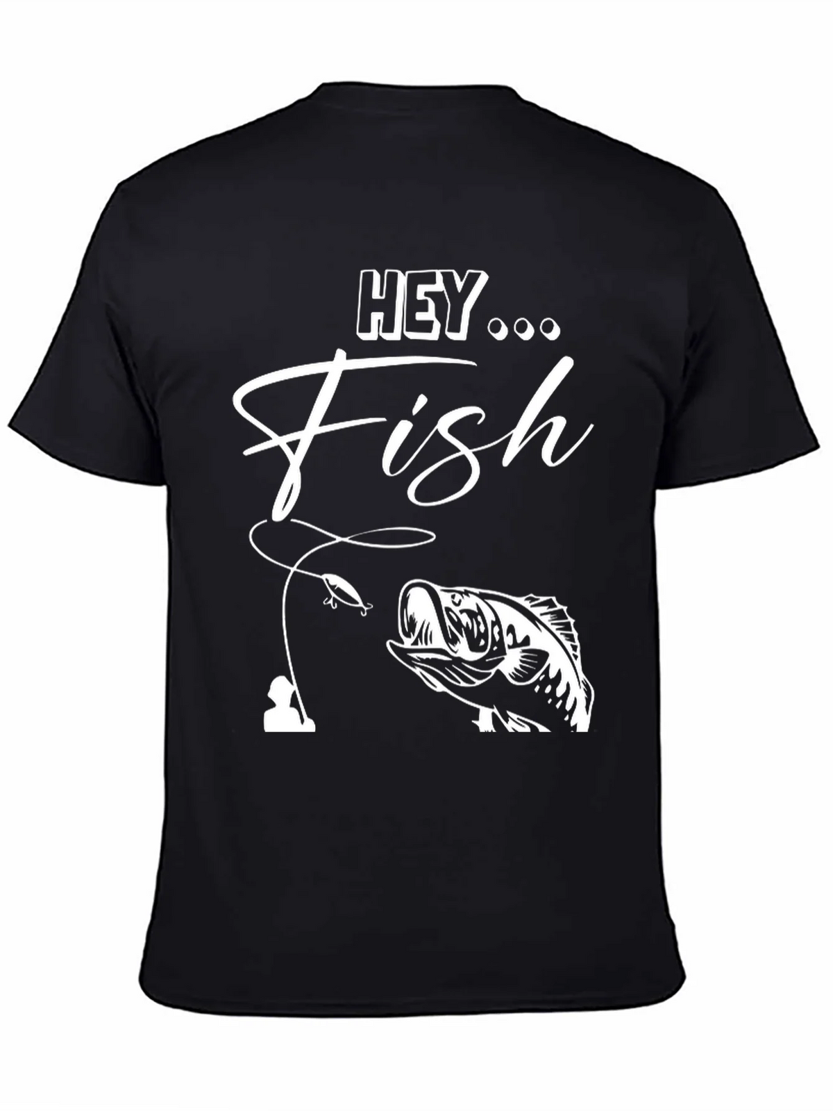 Hey Fish Graphic T-Shirt - Fishing Apparel product image 4