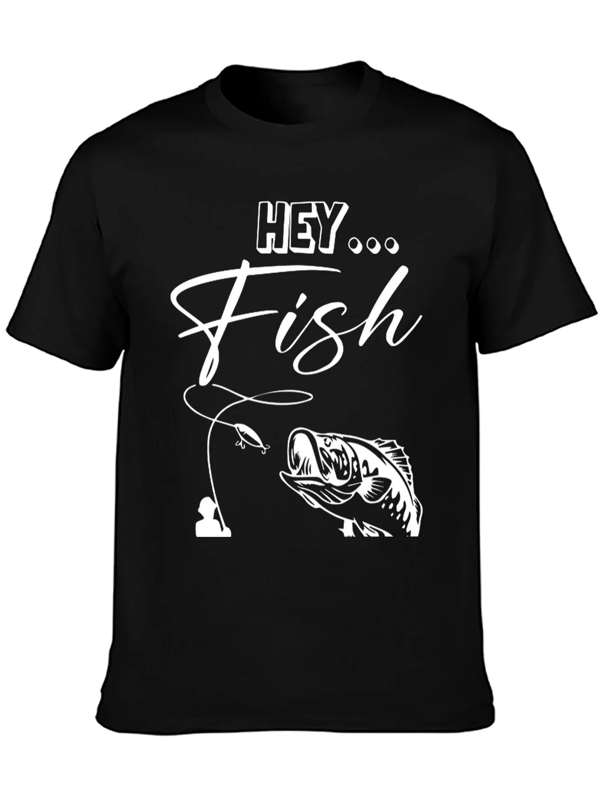 Hey Fish Graphic T-Shirt - Fishing Apparel product image 3