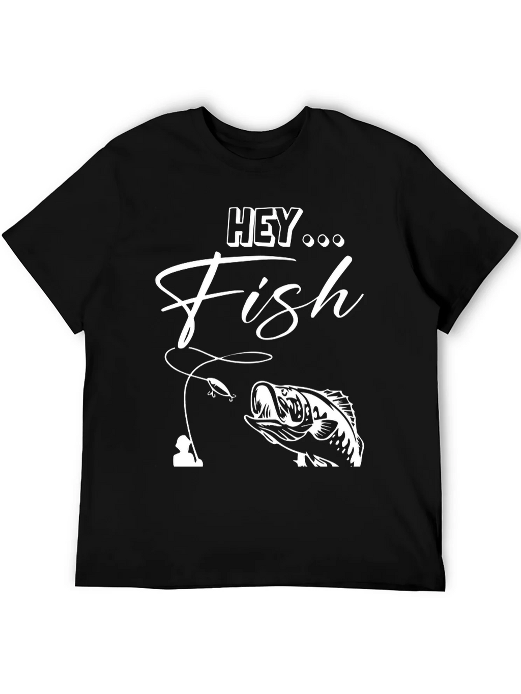 Hey Fish Graphic T-Shirt - Fishing Apparel product image 5
