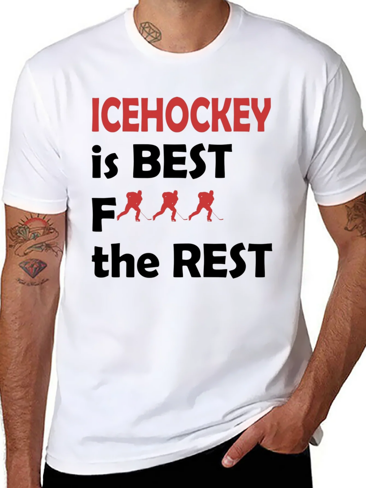 Ice Hockey Is Best T-Shirt product image 7