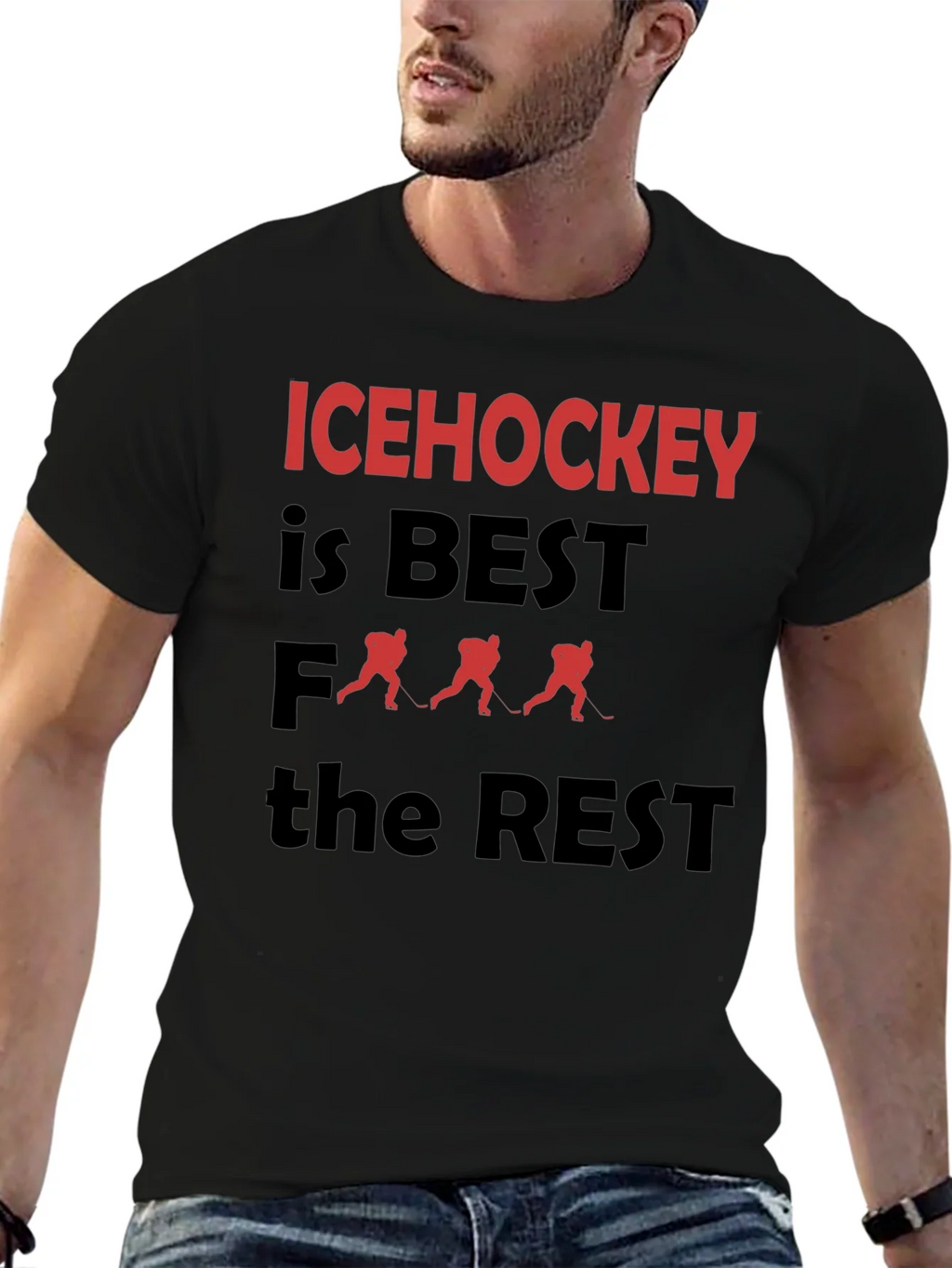 Ice Hockey Is Best T-Shirt product image 6
