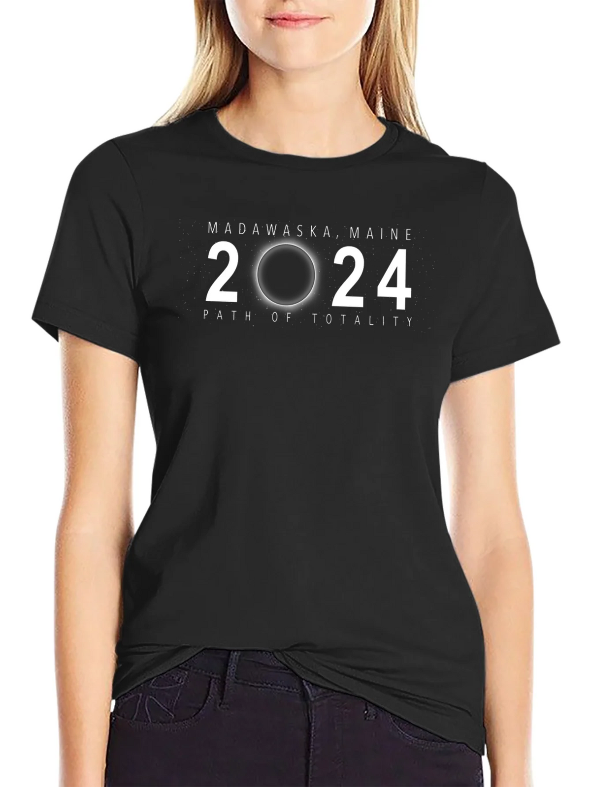 Madawaska Maine 2024 Solar Eclipse T-Shirt product image 2
