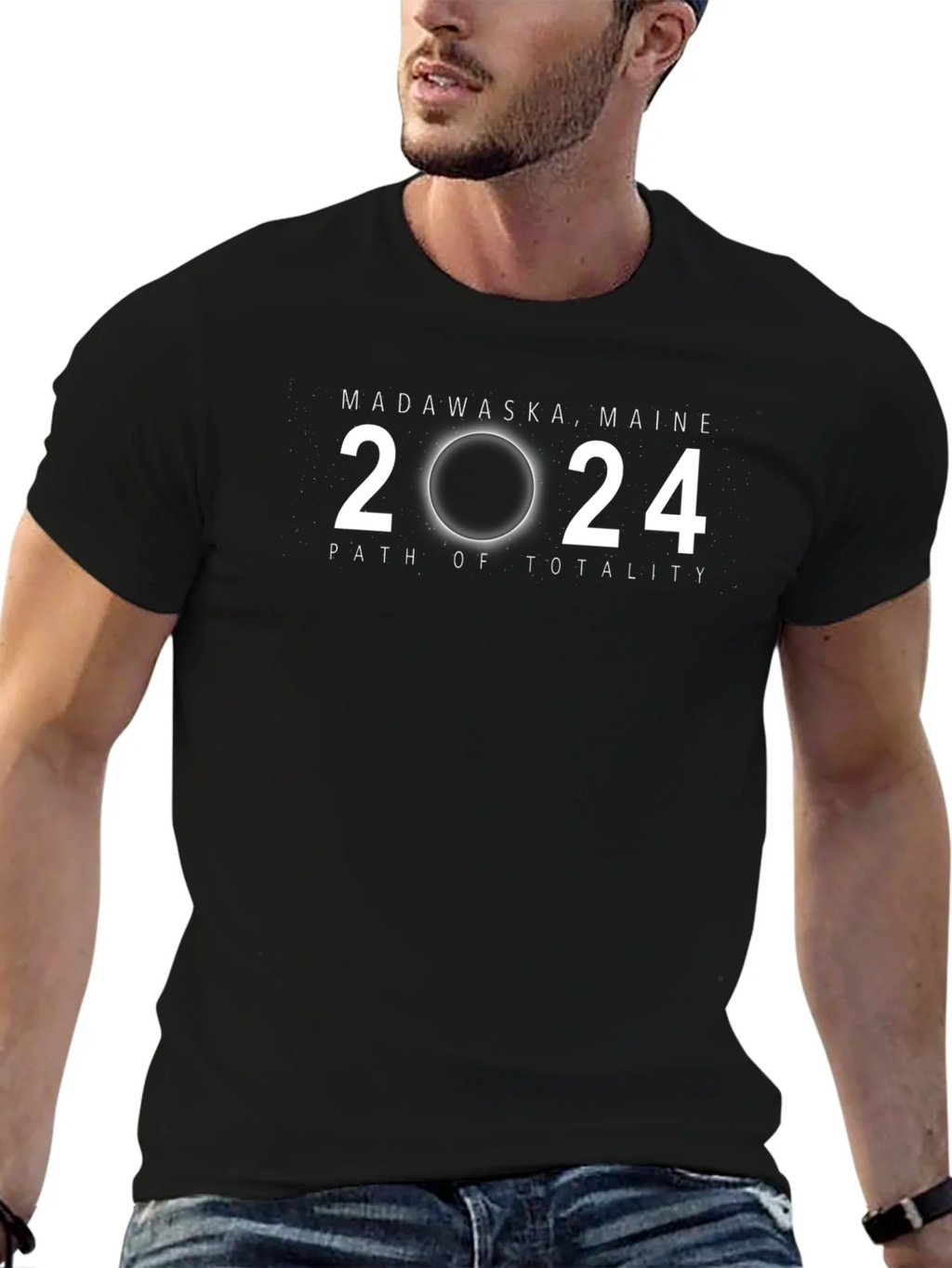 Madawaska Maine 2024 Solar Eclipse T-Shirt product image 6