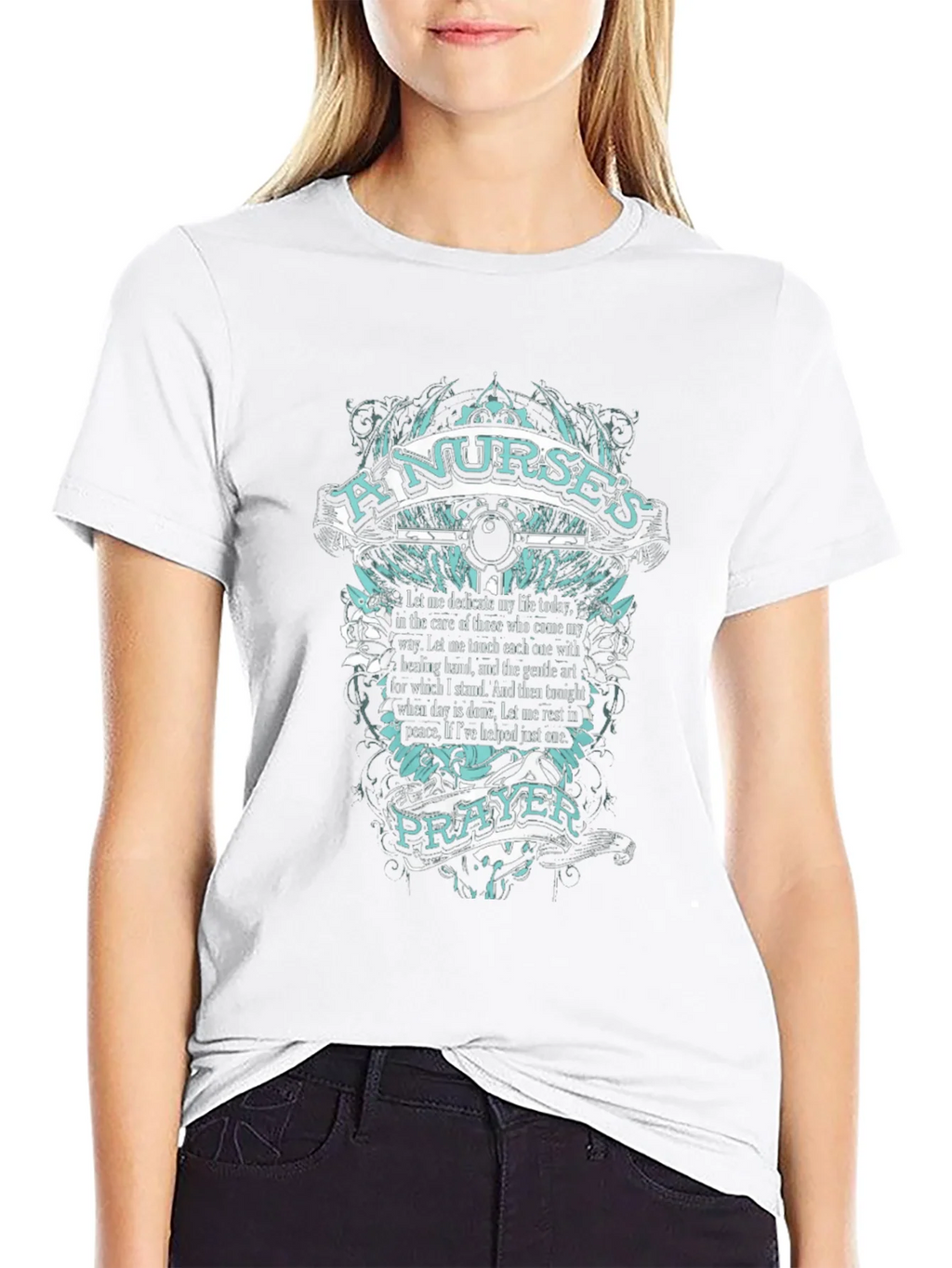 Nurses Prayer Graphic Tee - Comfort & Inspiration product image 8
