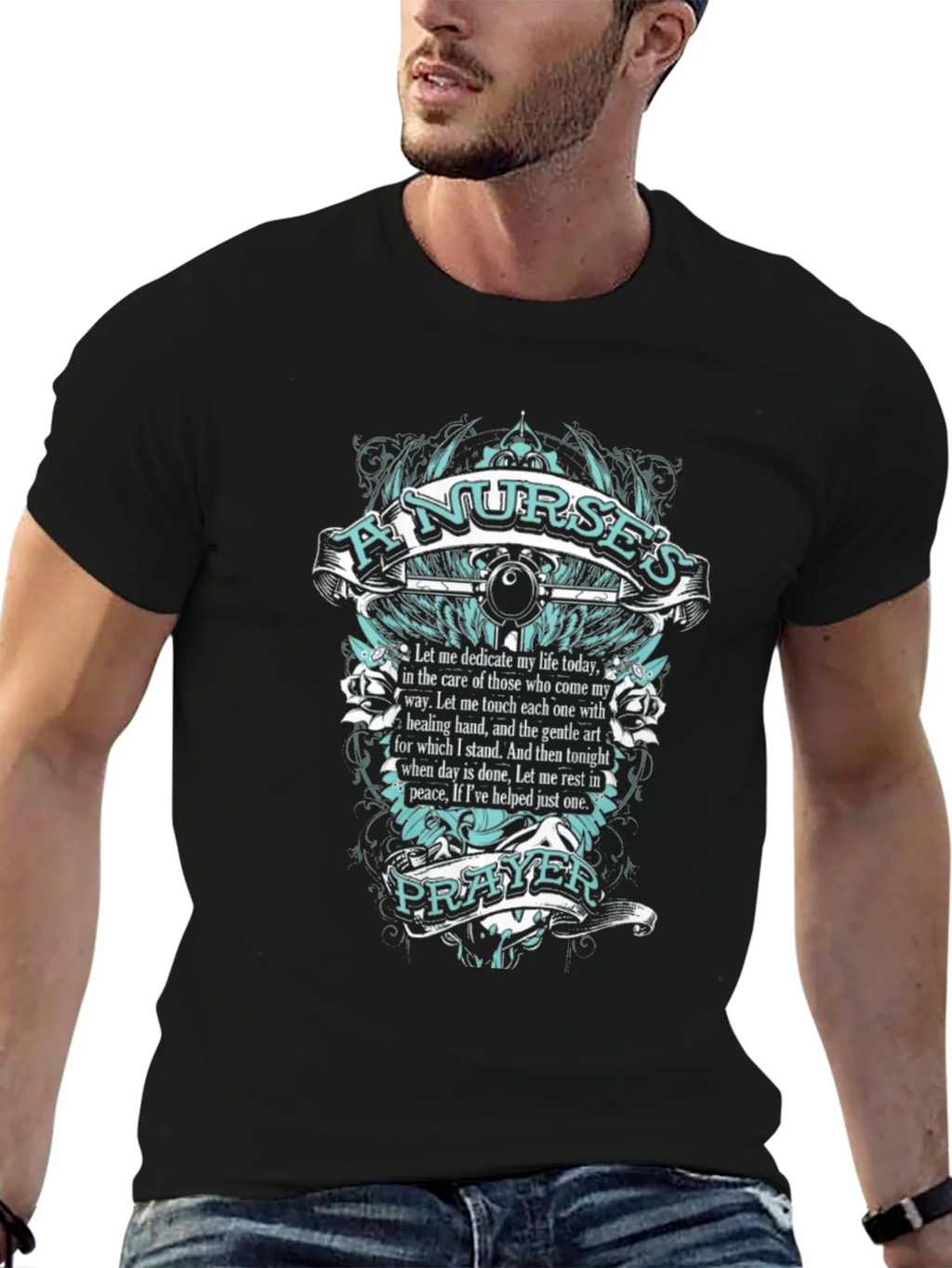 Nurses Prayer Graphic Tee - Comfort & Inspiration product image 6