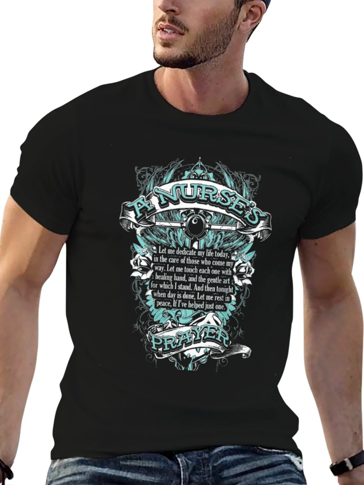 Nurses Prayer Graphic Tee - Comfort & Inspiration product image 6