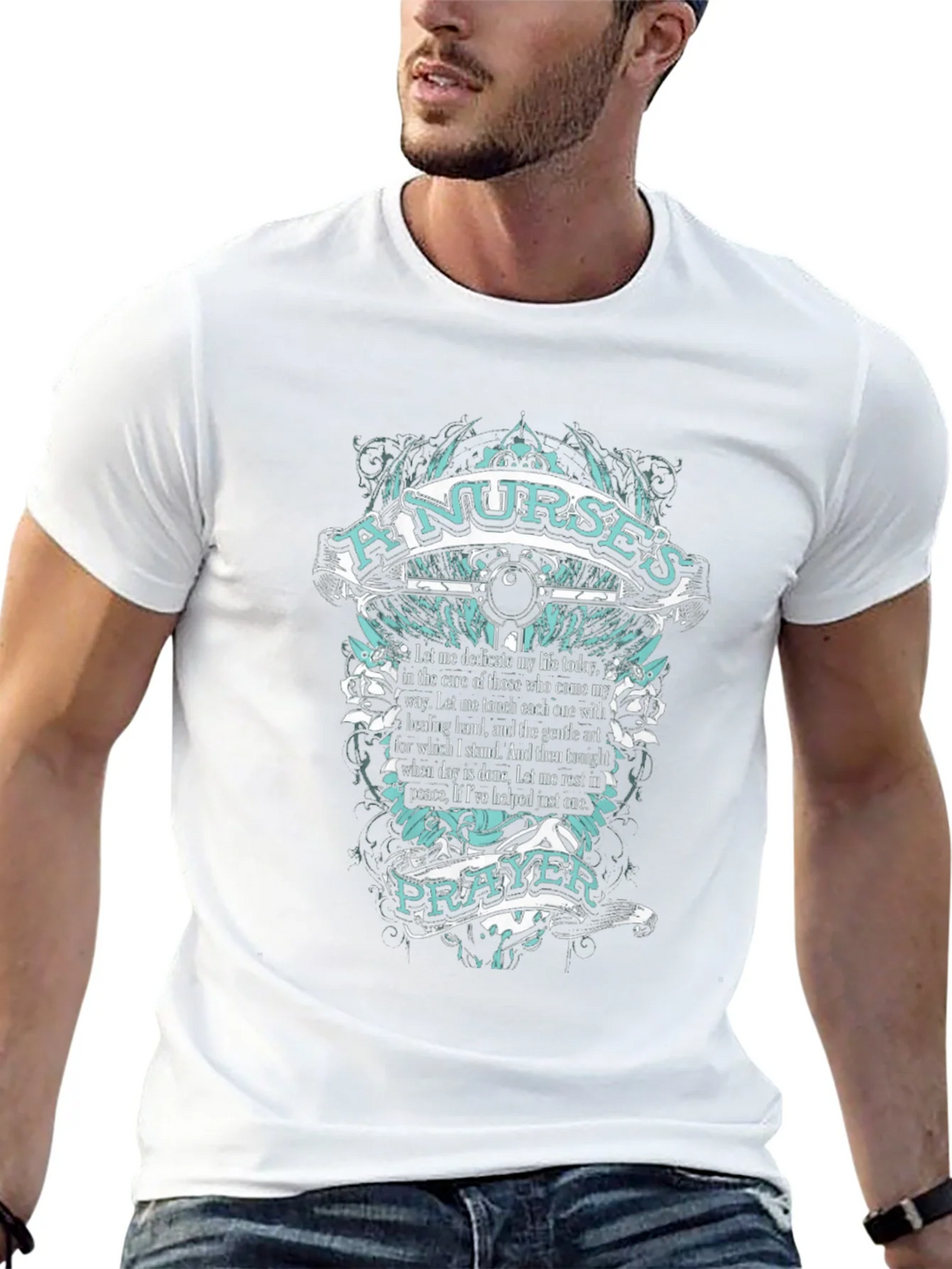 Nurses Prayer Graphic Tee - Comfort & Inspiration product image 12