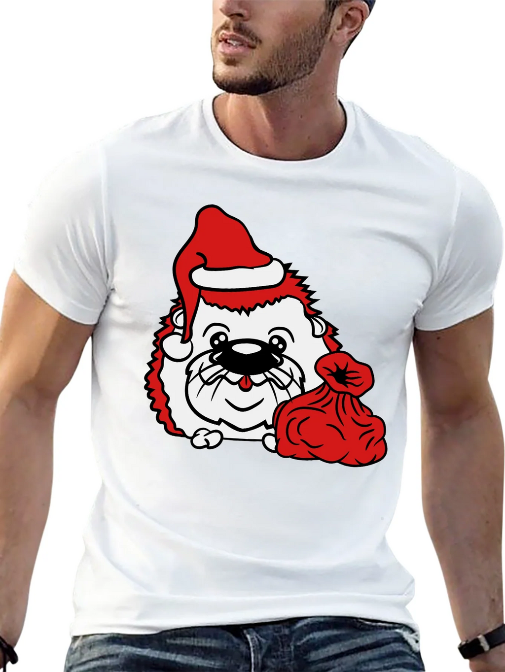Festive Hedgehog T-Shirt