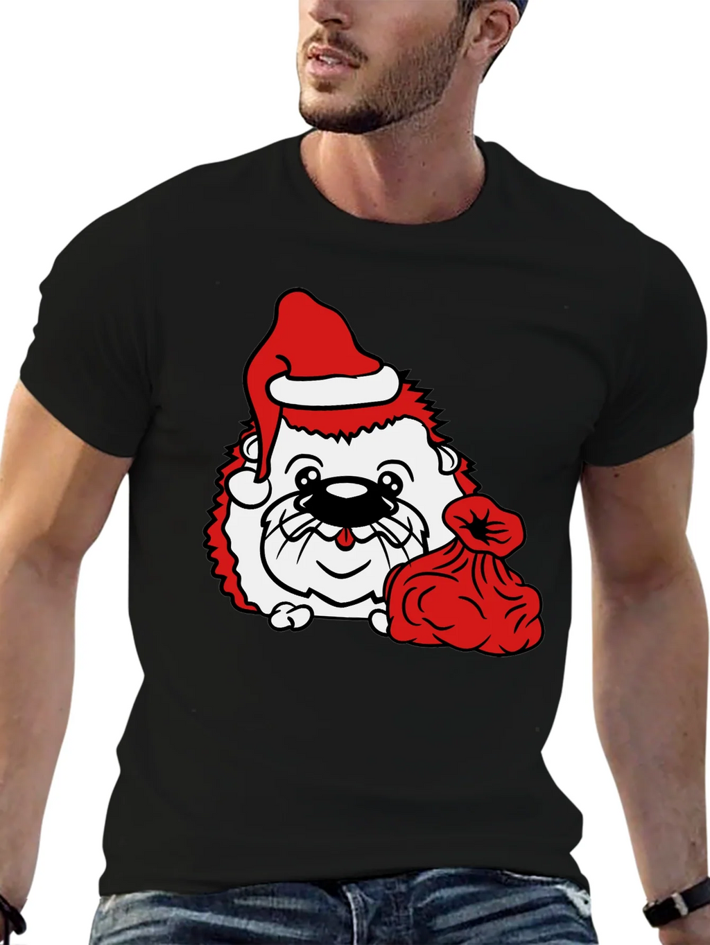 Festive Hedgehog T-Shirt