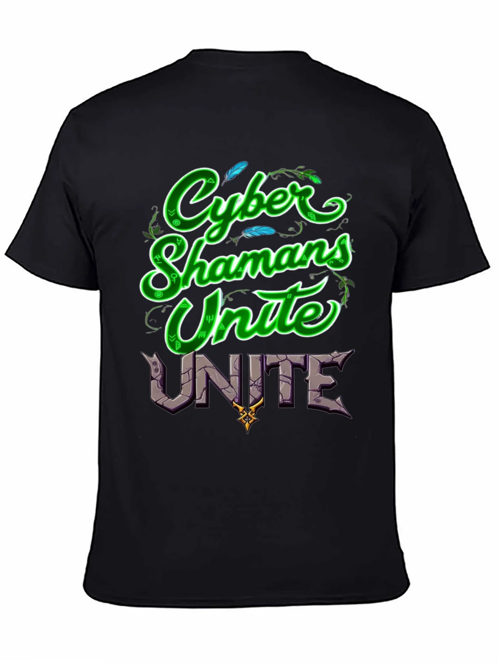 Cyber Shamans Unite Graphic T-Shirt product image 4