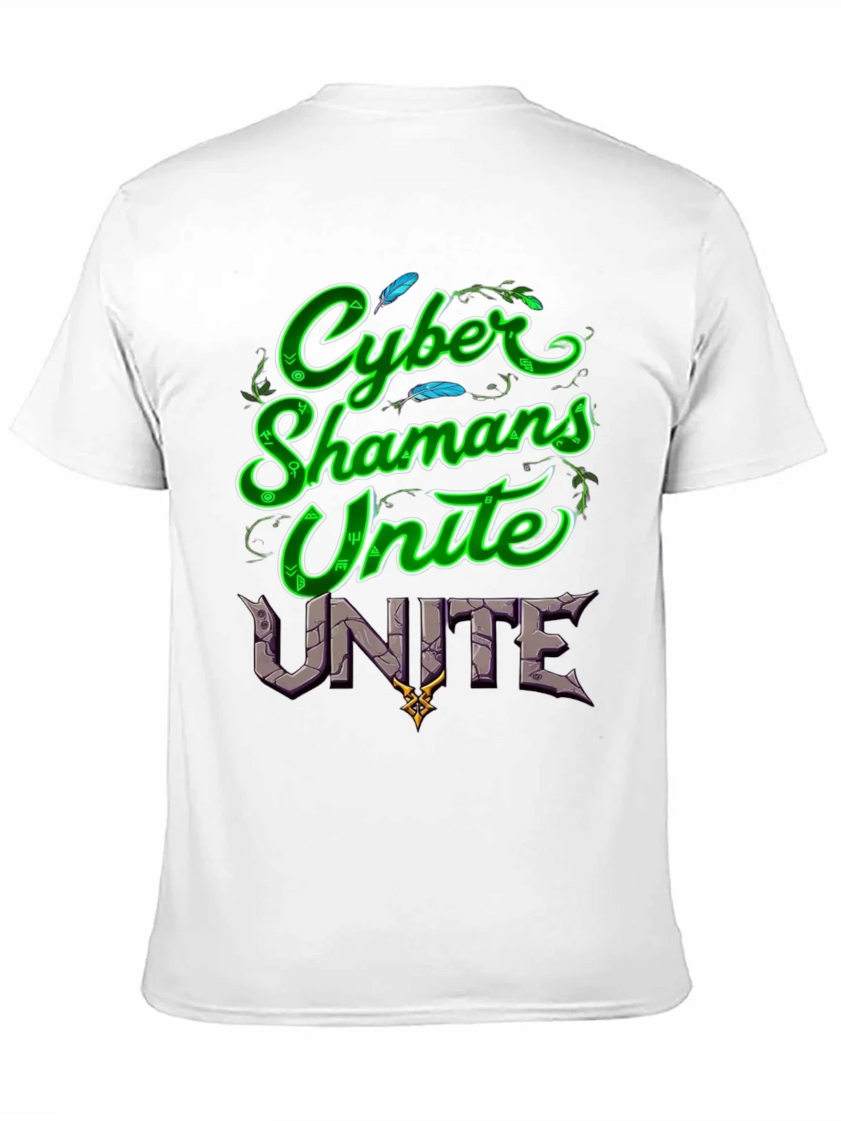 Cyber Shamans Unite Graphic T-Shirt product image 10