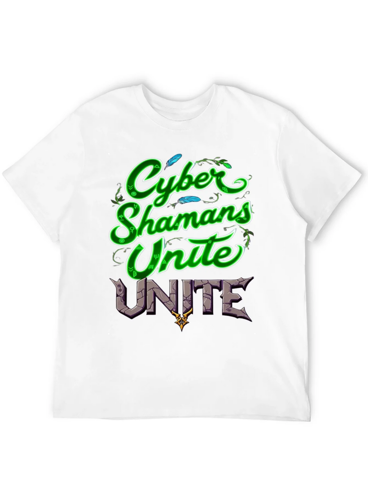 Cyber Shamans Unite Graphic T-Shirt product image 11