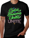 Cyber Shamans Unite Graphic T-Shirt product image 1