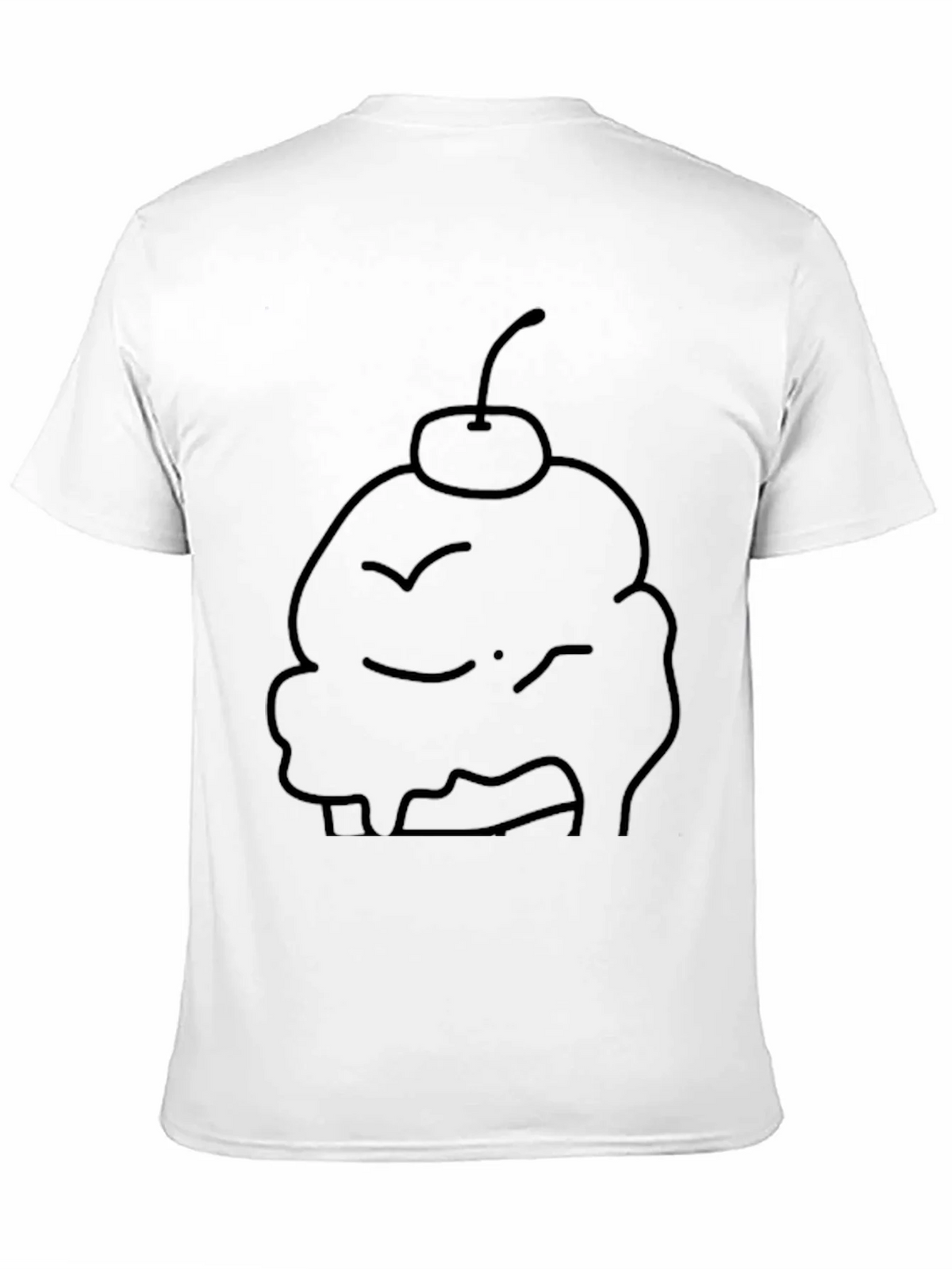 Cupcake Graphic Tee - Black Cotton T-Shirt product image 10
