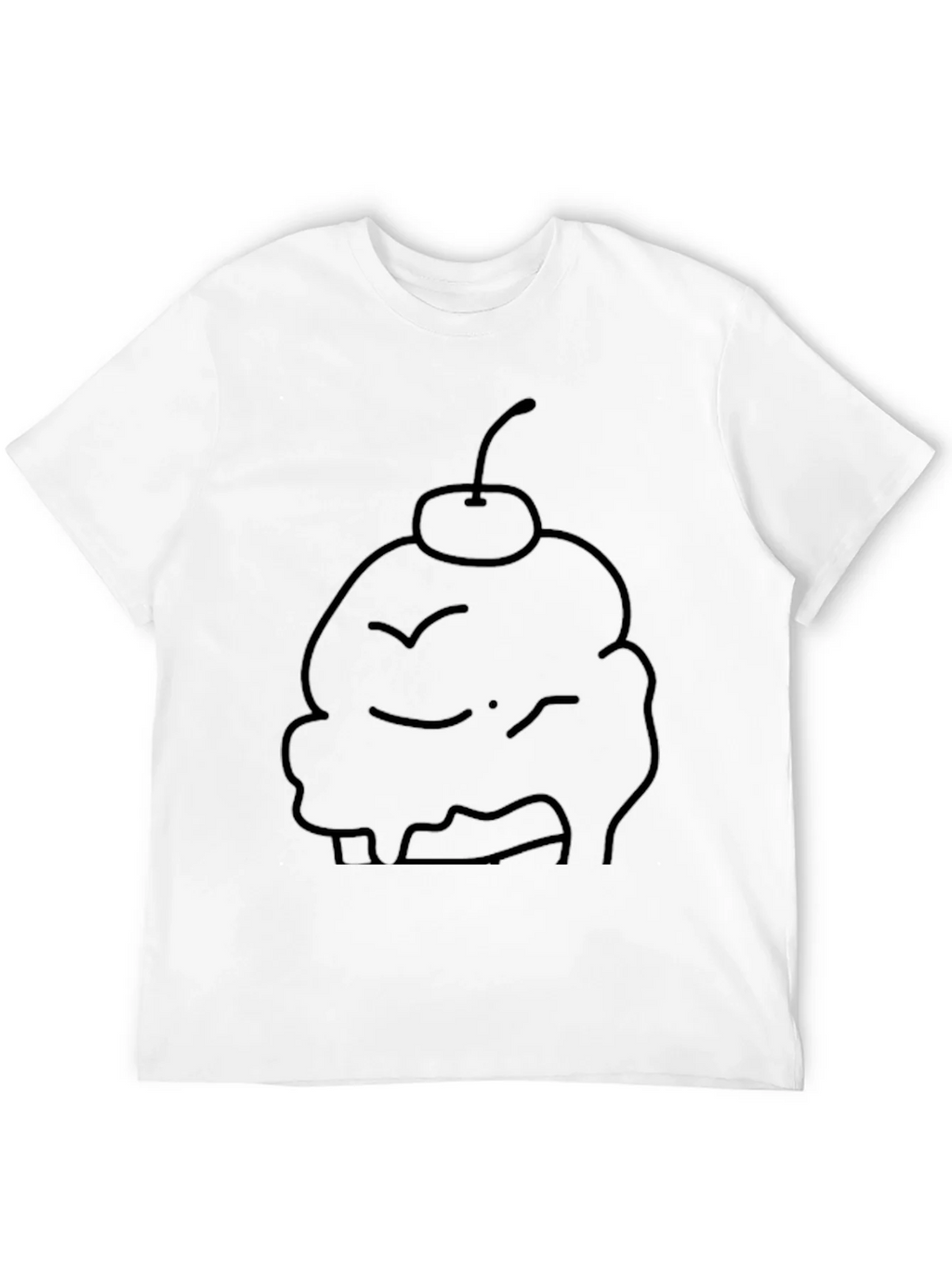 Cupcake Graphic Tee - Black Cotton T-Shirt product image 11
