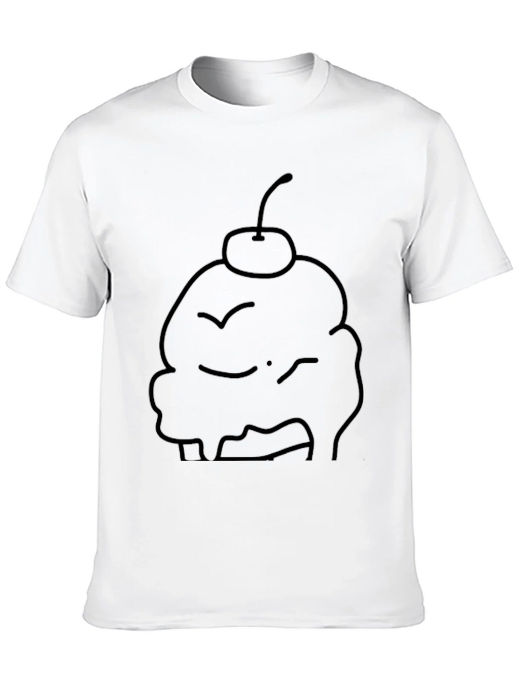 Cupcake Graphic Tee - Black Cotton T-Shirt product image 9