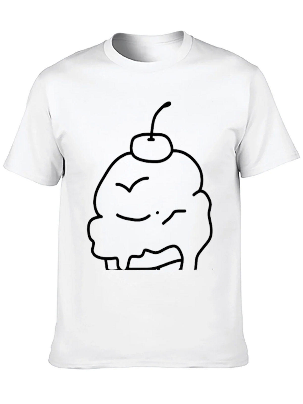 Cupcake Graphic Tee - Black Cotton T-Shirt product image 9