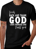Faithful T-Shirt: Look Back Thank God Forward Trust product image 1