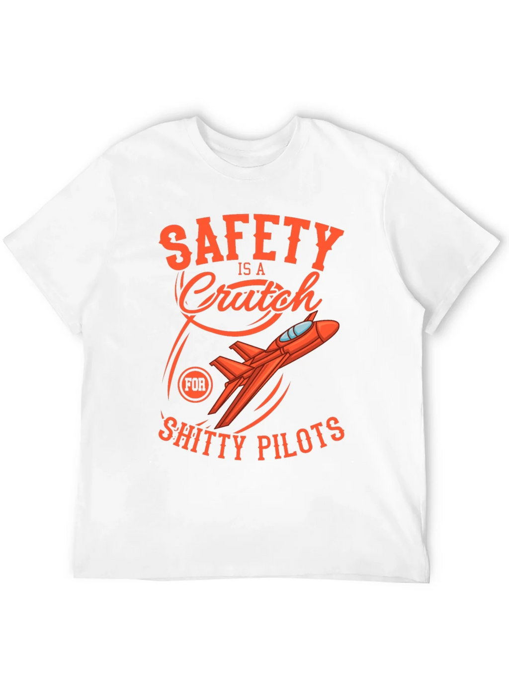 Safety Is A Crutch Graphic Tee product image 9