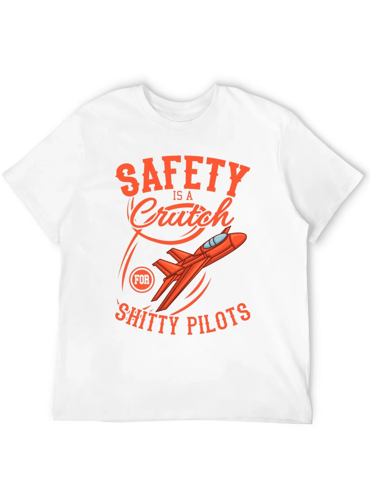 Safety Is A Crutch Graphic Tee product image 9