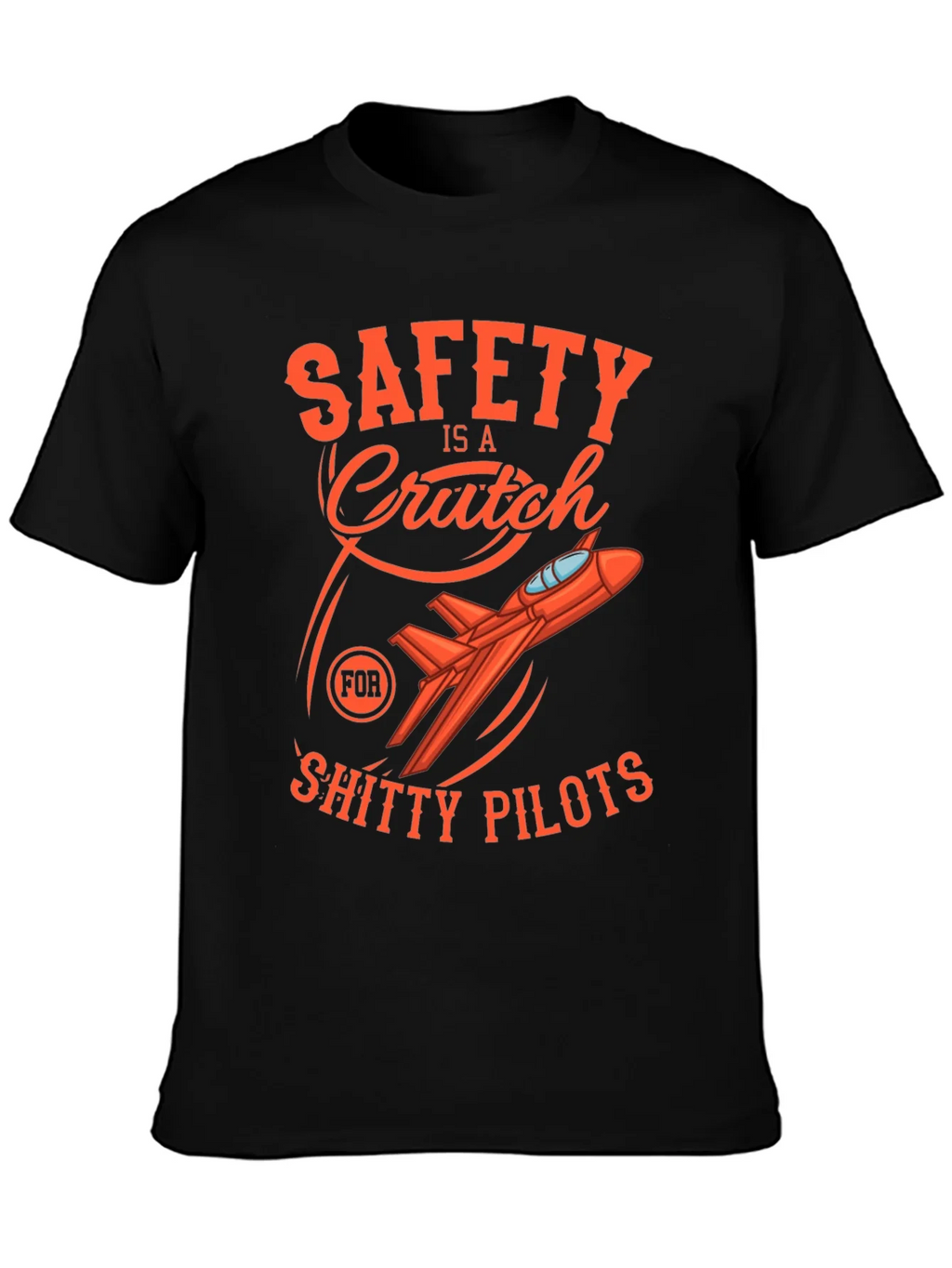 Safety Is A Crutch Graphic Tee product image 2