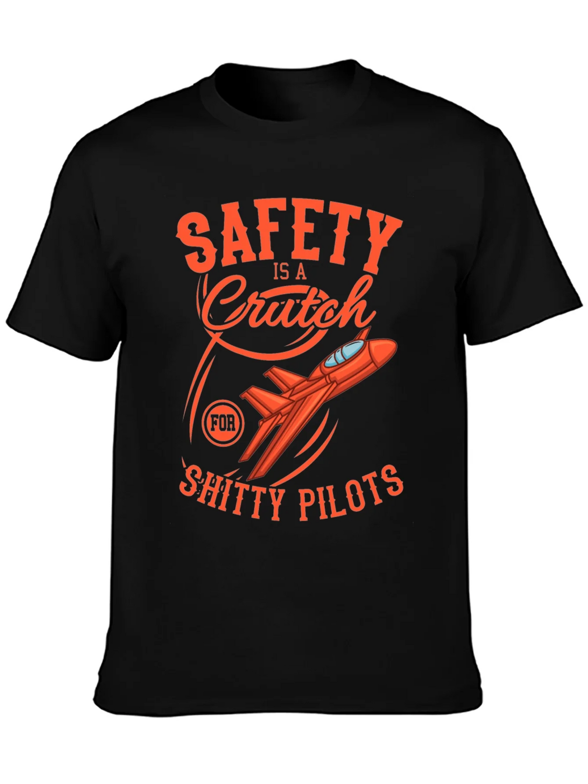 Safety Is A Crutch Graphic Tee product image 2