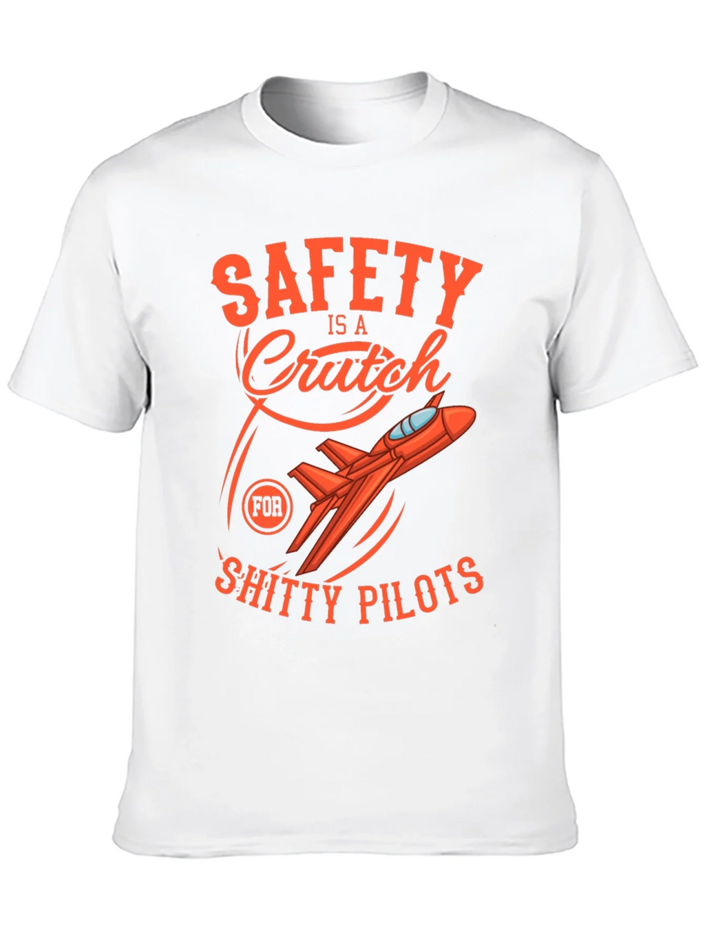 Safety Is A Crutch Graphic Tee product image 7