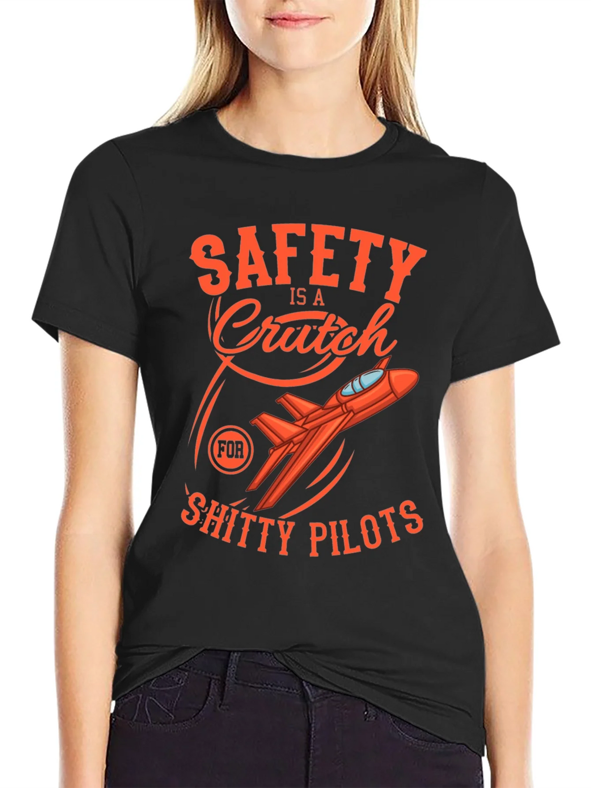 Safety Is A Crutch Graphic Tee product image 1