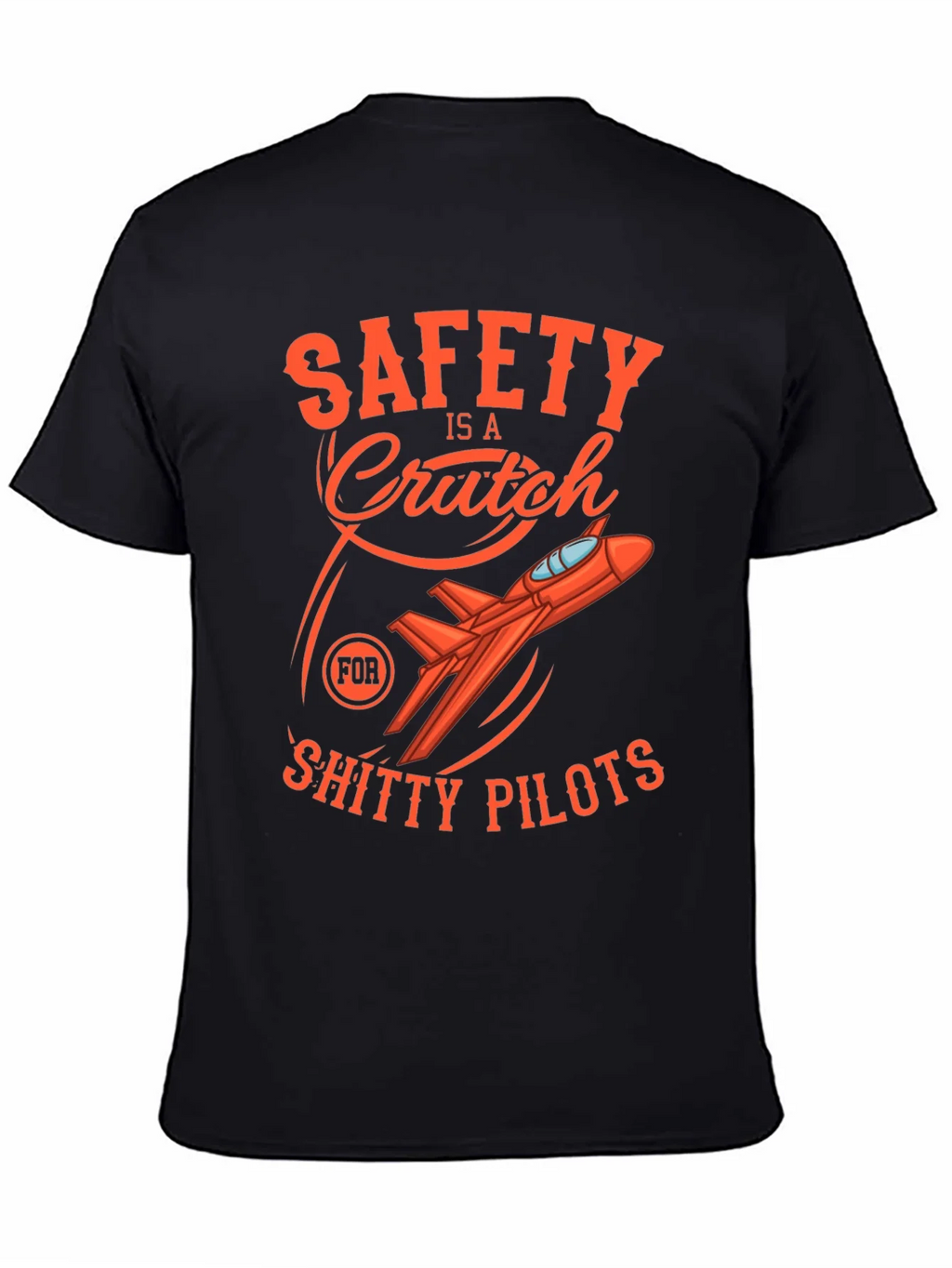 Safety Is A Crutch Graphic Tee product image 3