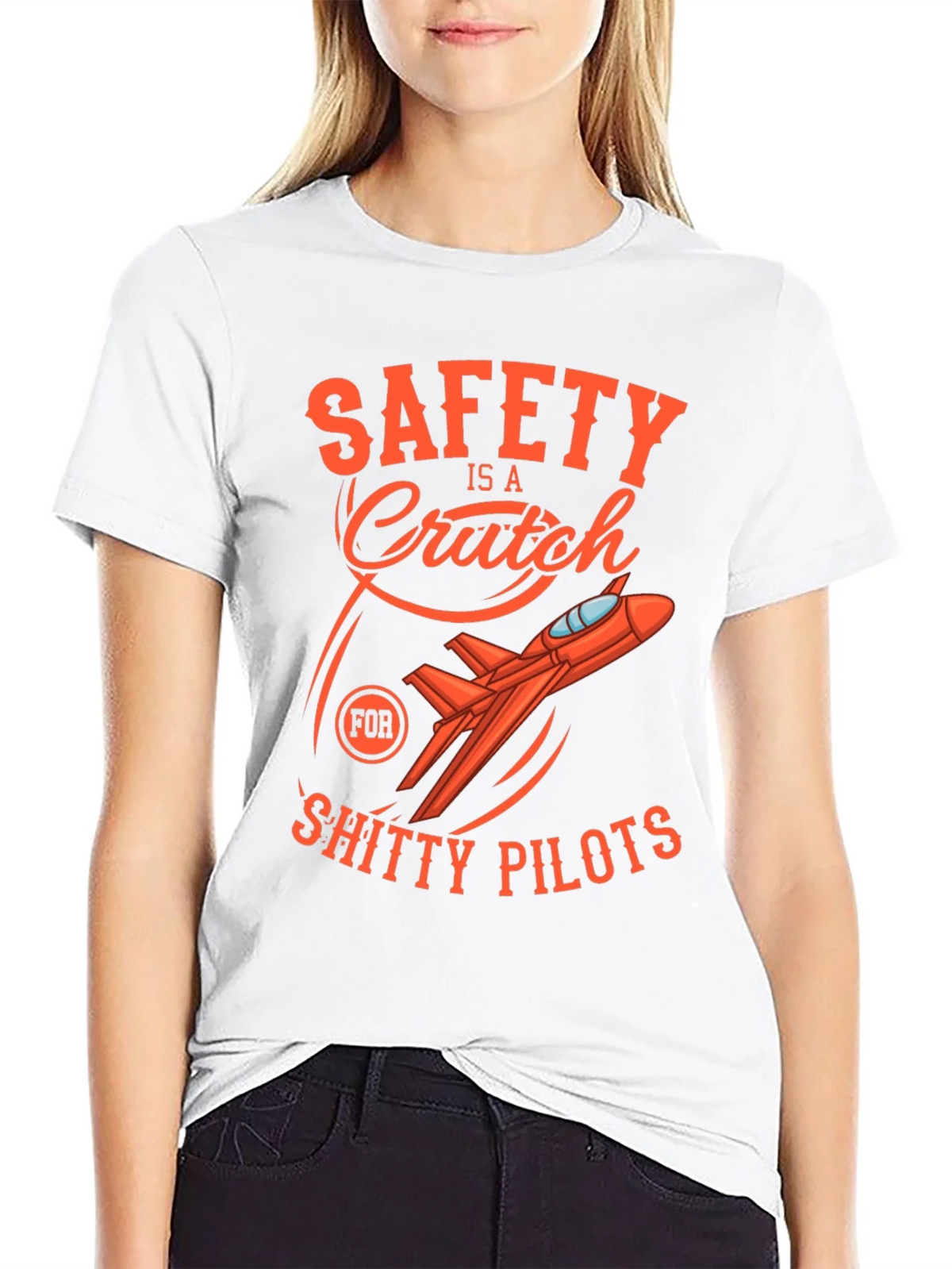 Safety Is A Crutch Graphic Tee product image 6